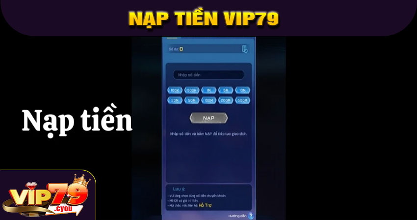 Nạp Tiền VIP79