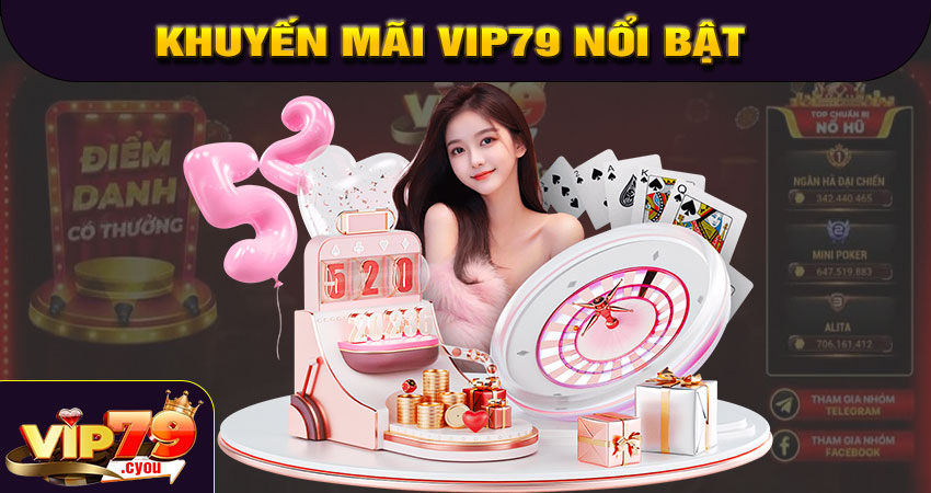 Các chương trình khuyến mãi VIP79 nổi bật nhất 2025